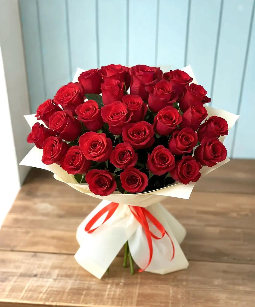Букет 29 Красных роз в Сабурово