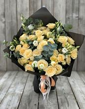 Букет цветов из:  Розы и Лизиантусы в Сабурово