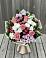 Букет цветов из: Альстромерии, Гвоздики, Розы и Хризантемы в Сабурово