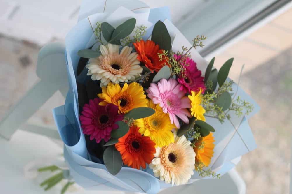 Букет цветов из: Герберы в Сабурово