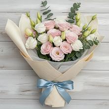 Букет цветов из:  Лизиантусы в Сабурово