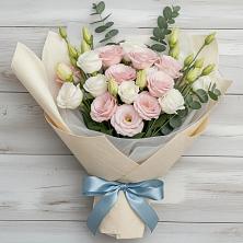 Букет цветов из:  Лизиантусы в Сабурово