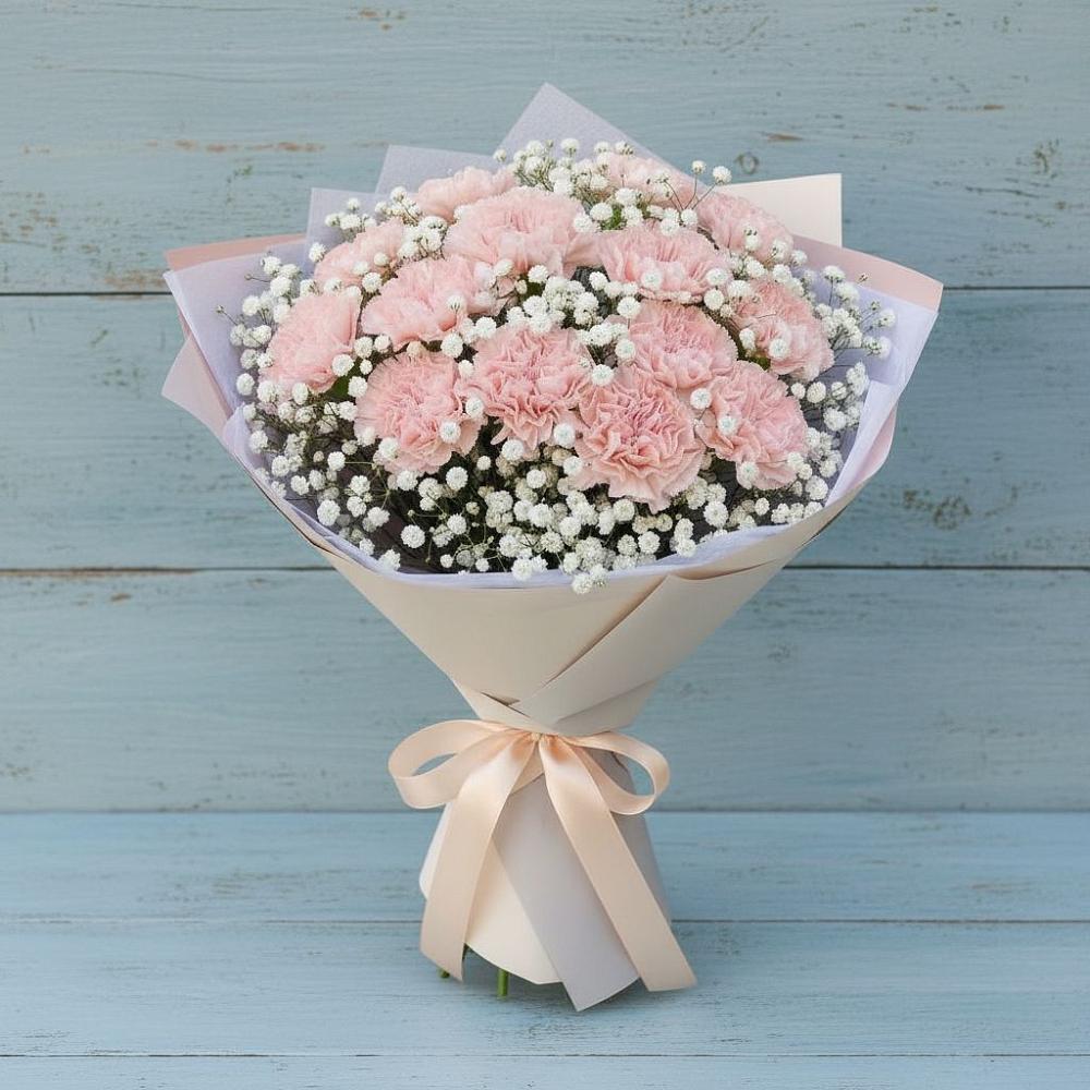 Букет цветов из: Гвоздики в Сабурово