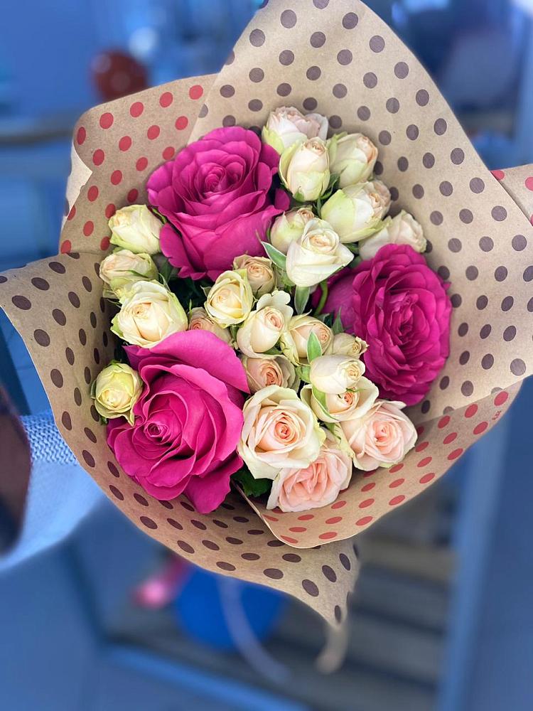 Букет цветов из: Розы в Сабурово