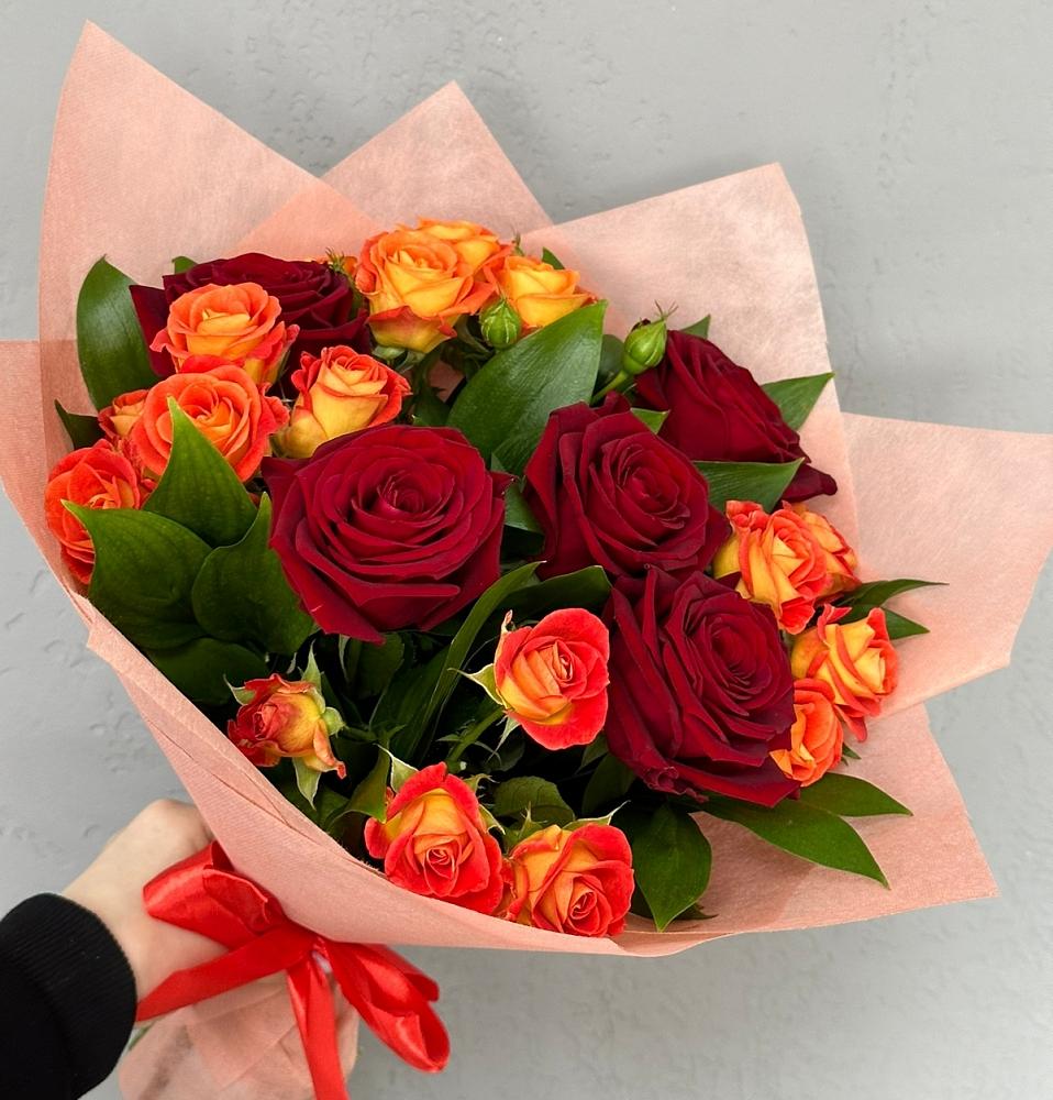 Букет Любовь и восторг в Сабурово