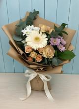 Букет цветов из:  Герберы и Хризантемы в Сабурово