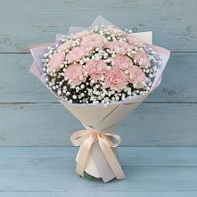 Букет цветов из:  Гвоздики в Сабурово