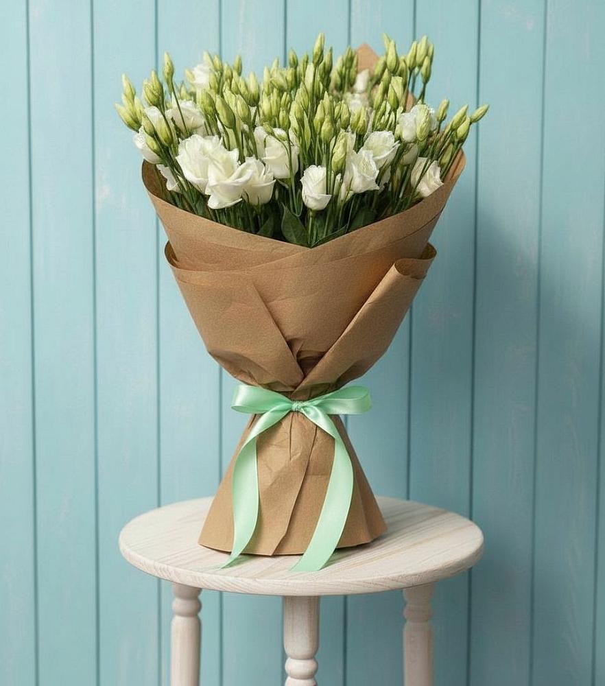 Букет цветов из: Лизиантусы в Сабурово