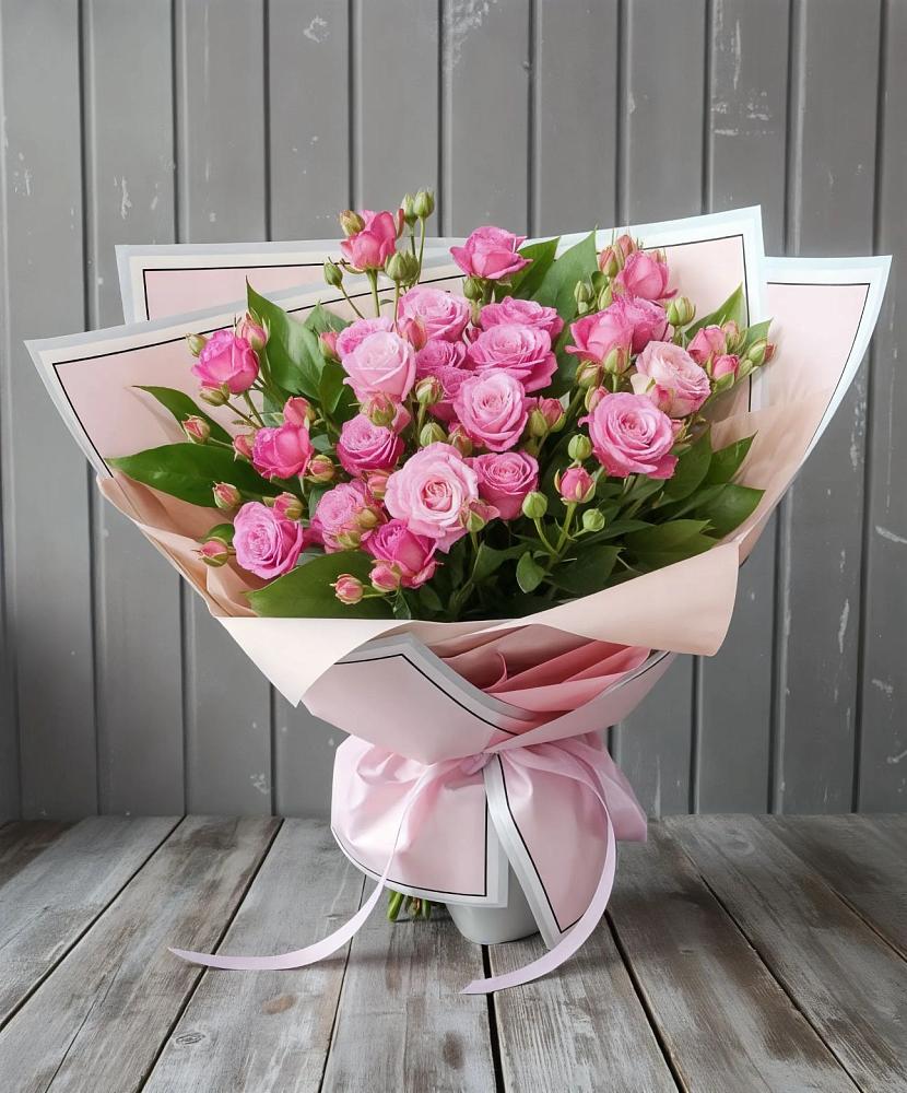 Букет Розовый кустик в Сабурово