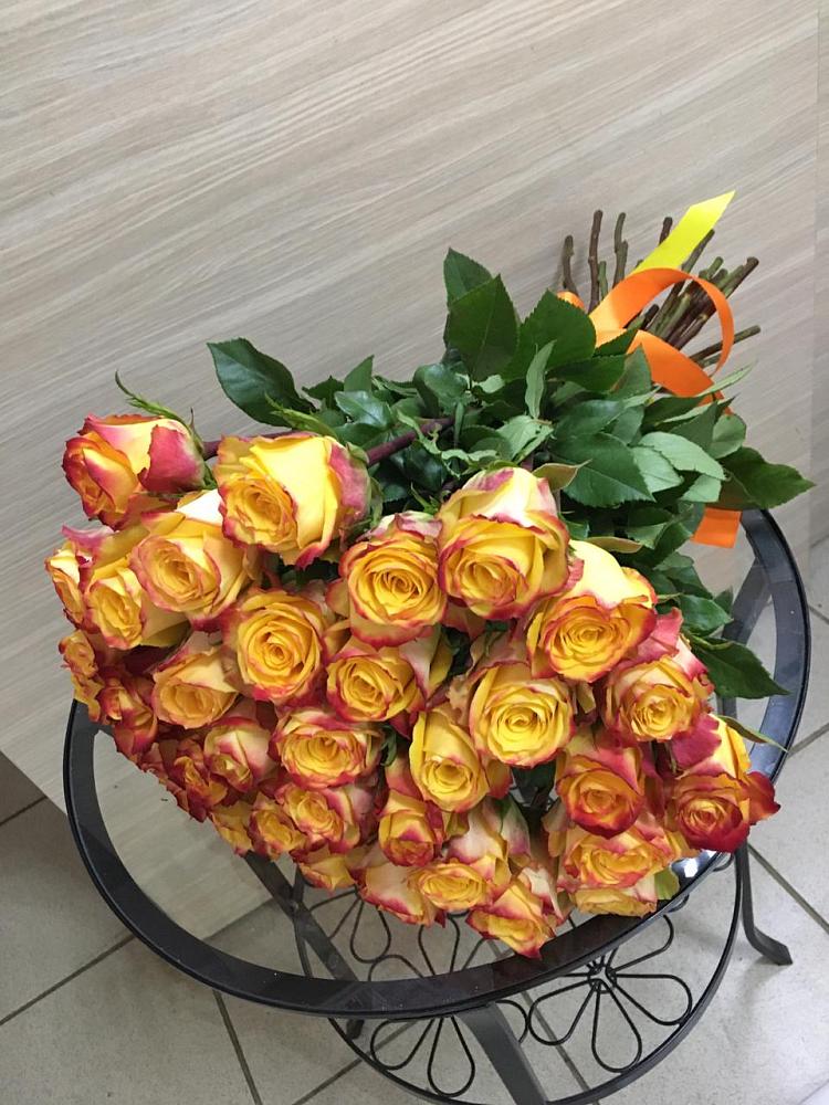 Букет Желтые розы в Сабурово