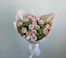 Букет цветов из:  Розы и Хризантемы #REPLACE_PRED# Сабурово