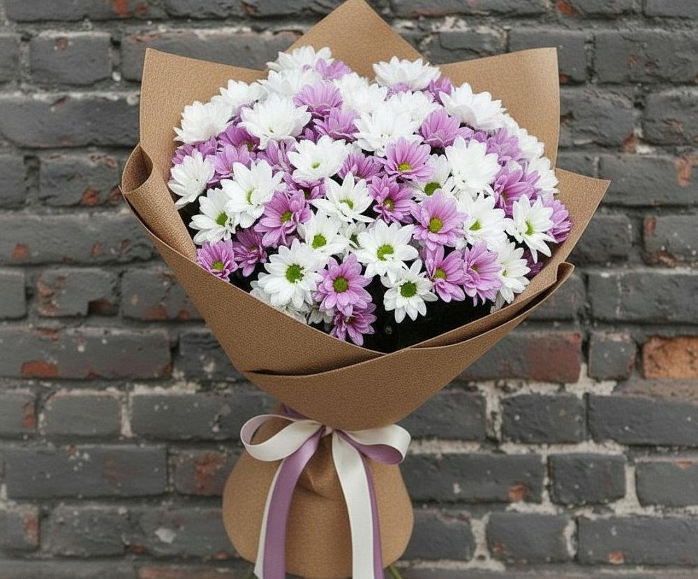 Букет цветов из: Хризантемы в Сабурово