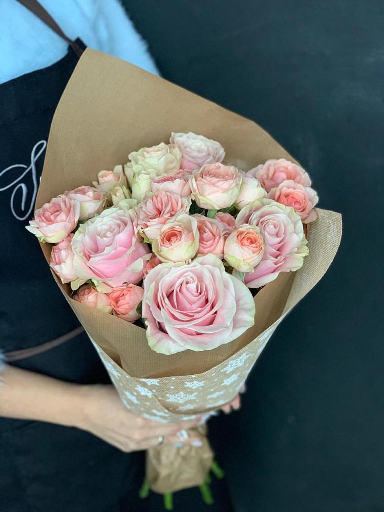 Букет цветов из: Хризантемы и Розы в Сабурово