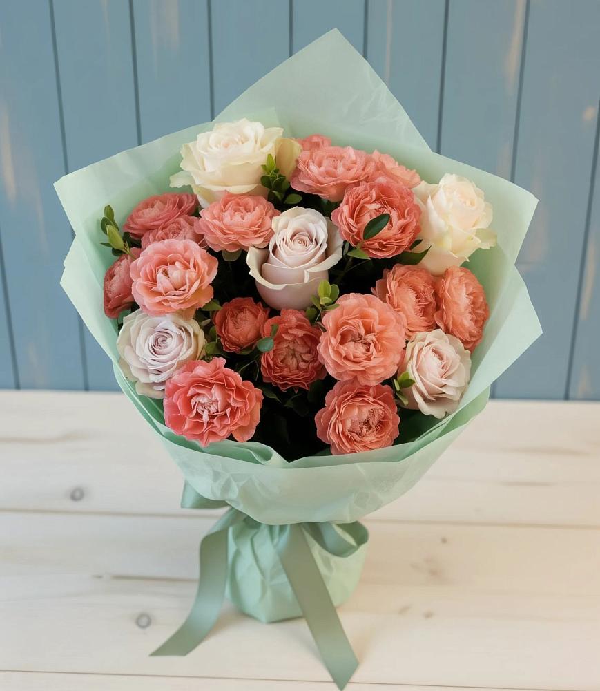 Букет цветов из: Розы в Сабурово