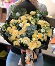 Букет цветов из:  Розы и Лизиантусы #REPLACE_PRED# Сабурово
