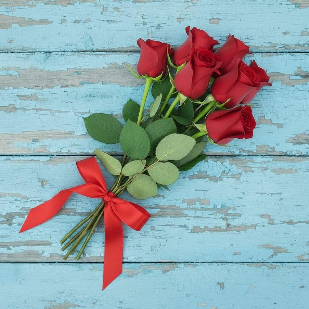 Букет Красные розы в Сабурово