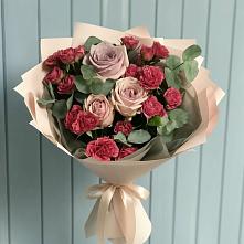 Букет цветов из:  Гвоздики и Розы #REPLACE_PRED# Сабурово