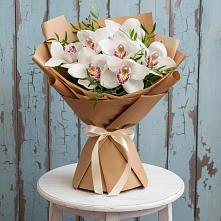 Букет цветов из:  Орхидеи и Розы в Сабурово